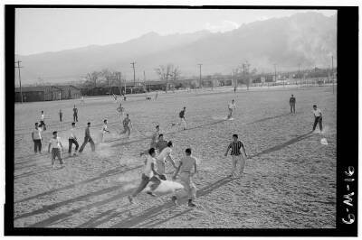 Football practice, 1943
