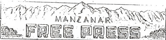 Manzanar Free Press header